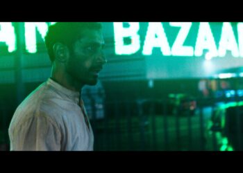 A production still from the film Hamlet.