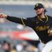 Pittsburgh Pirates starting pitcher Paul Skenes (30) delivers a pitch against the Chicago Cubs during the first inning at PNC Park.