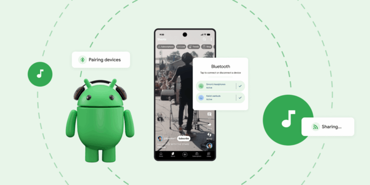 Pixel phones can now stream music for you and a friend at the same time