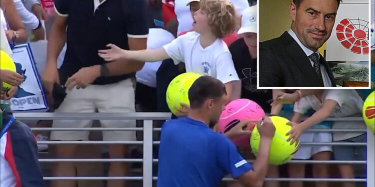 Polish CEO Piotr Szczerek, who snatched hat from boy at US Open, finally apologizes for behavior