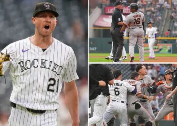 Rafael Devers homer sparks wild Giants-Rockies brawl