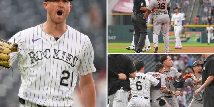 Rafael Devers homer sparks wild Giants-Rockies brawl