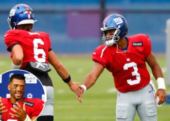 Russell Wilson accepts role as Jaxson Dart's Giants backup