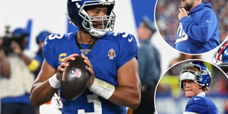 Russelll Wilson clock ticking before Daboll turns to Jaxson Dart