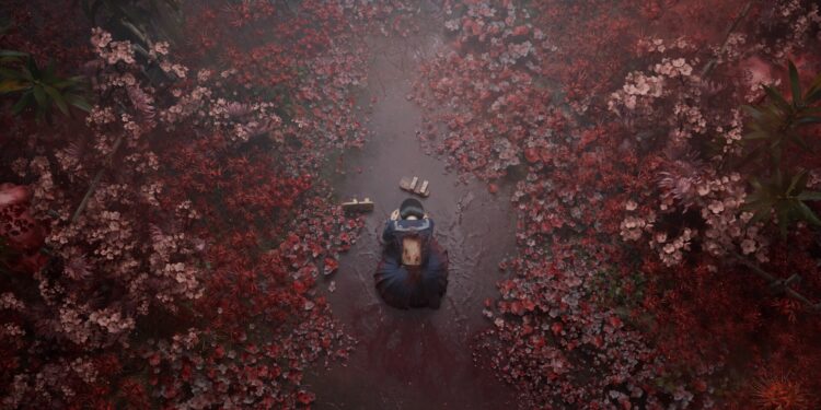 A screenshot from the video game Silent Hill F.