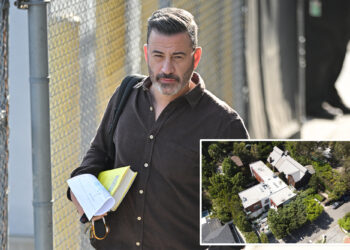 Small fire extinguished outside Jimmy Kimmel's LA home