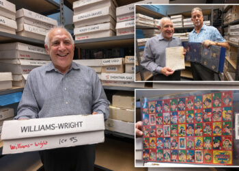 Sports fanatic Brandon Steiner buys over 4 million baseball cards