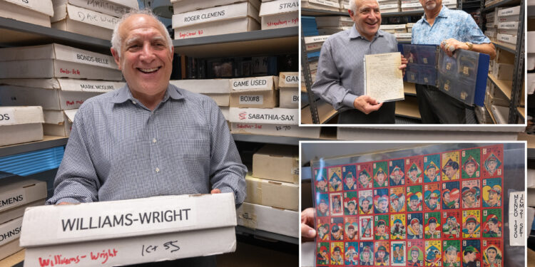 Sports fanatic Brandon Steiner buys over 4 million baseball cards