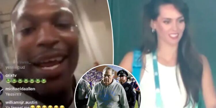 TCU star takes Jordon Hudson swipe during wild locker room celebration