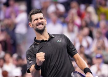 Novak Djokovic at the US Open.