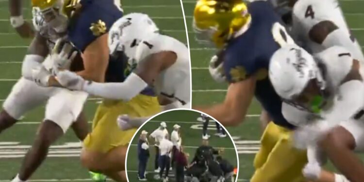 Texas A&M defensive back carted off field in scary scene