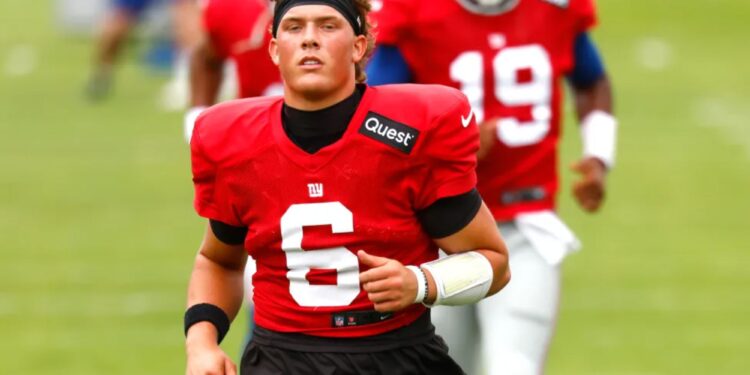 There's only one certainty with Jaxson Dart's Giants starting debut