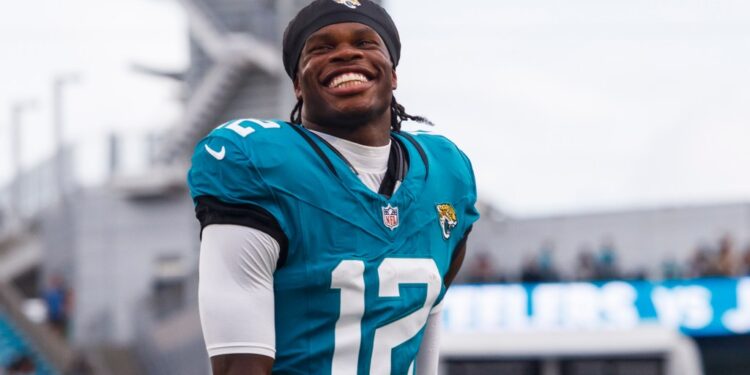 Travis Hunter, #12, Jacksonville Jaguars.