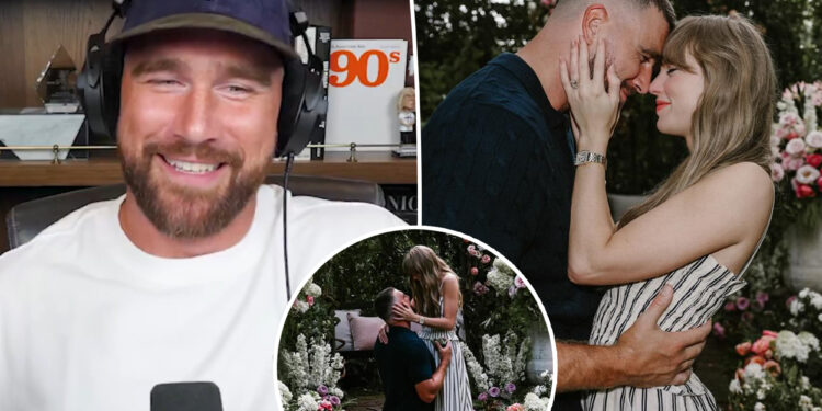 Travis Kelce breaks silence on engagement to Taylor Swift