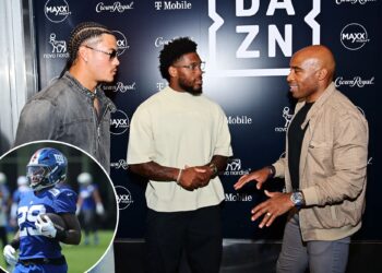 Tyrone Tracy has found a legendary Giants mentor in Tiki Barber