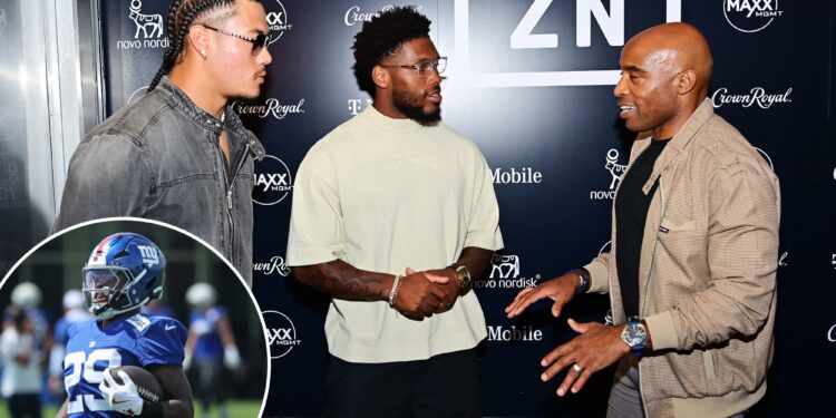 Tyrone Tracy has found a legendary Giants mentor in Tiki Barber