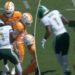 UAB's Sirad Bryant stomps on Tennessee kicker's foot