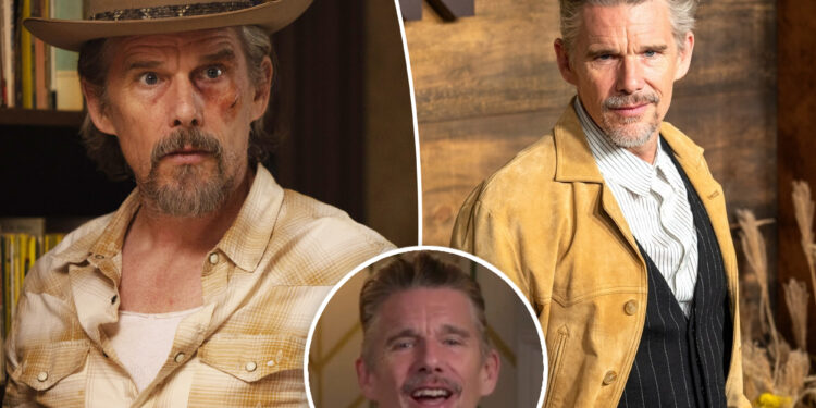 Why Ethan Hawke relates to his 'hot mess' character in 'The Lowdown': video