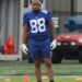 New York Giants wide receiver Xavier Gipson #88, watching practice at the Giants training facility in East Rutherford,