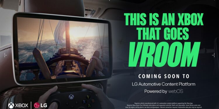 Xbox is coming to cars thanks to an LG and Microsoft partnership
