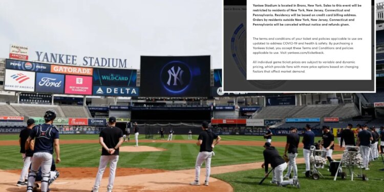 Yankees restrict ticket sales for New England area: ‘Second-rate franchise’