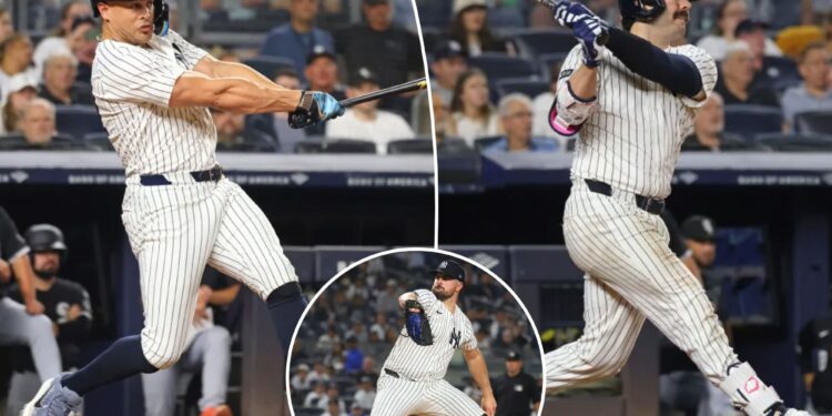 Yankees sweep White Sox to keep pace with Blue Jays in AL East race