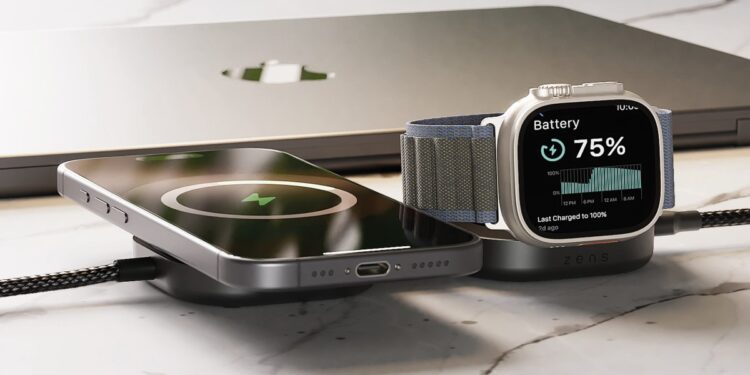 You can charge your Apple Watch, phone, and laptop with this USB-C cable