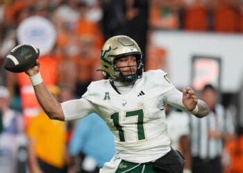 Get a 20% first deposit match up to $1,500 for USF vs. North Texas