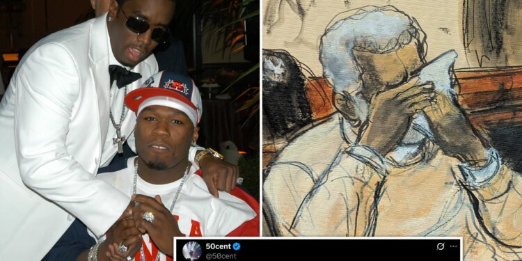 50 Cent trolls longtime rival Sean 'Diddy' Combs with brutal post-sentencing offer