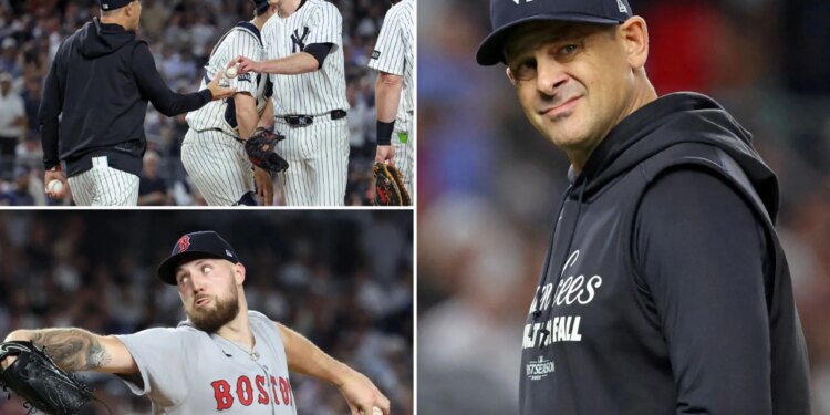 Aaron Boone takes heat with Yankees one loss from disaster
