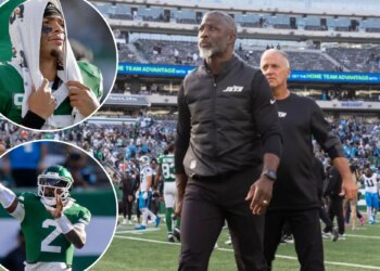 Aaron Glenn tight-lipped on Jets' Justin Field-Tyrod Taylor call