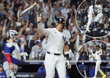 Aaron Judge leads Yankees to Game 3 ALDS win over Blue Jays