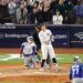 Aaron Judge hits a three-run home run for the New York Yankees.