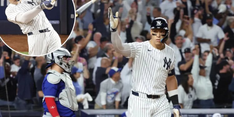 Aaron Judge's playoff moment arrived in nick of time for Yankees
