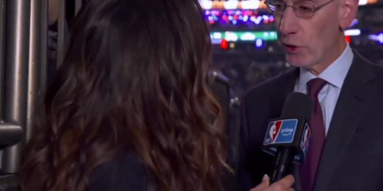 Adam Silver answers questions about the NBA investigating Terry Rozier in 2023 following a massive gambling probe coming to light on Thursday.