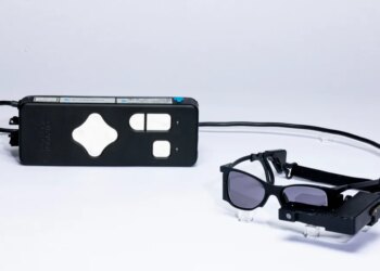 An eye implant and smart glasses restore some lost vision