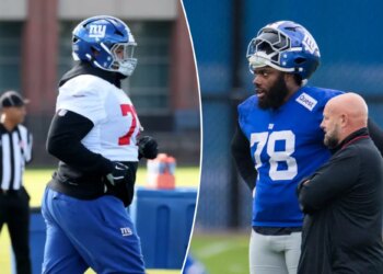 Andrew Thomas, Jermaine Eluemunor giving Giants elite support