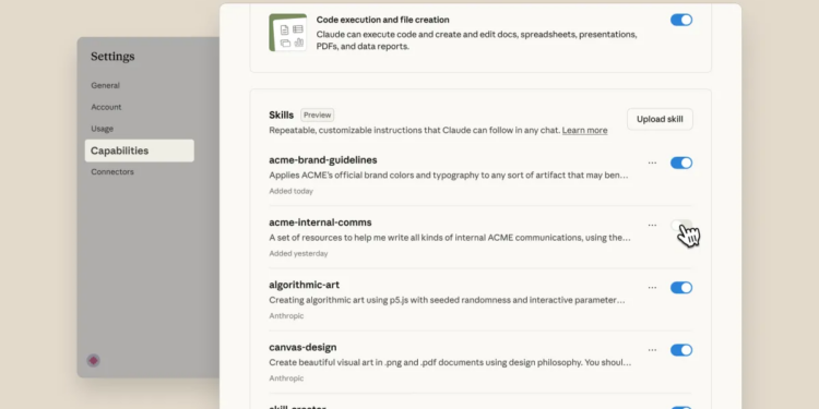 Anthropic turns to ‘skills’ to make Claude more useful at work