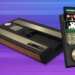 The Atari Intellivision Sprint console against an illustrated background.