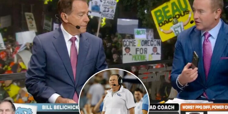 Bill Belichick calls Kirk Herbstreit during 'College GameDay' in wild scene