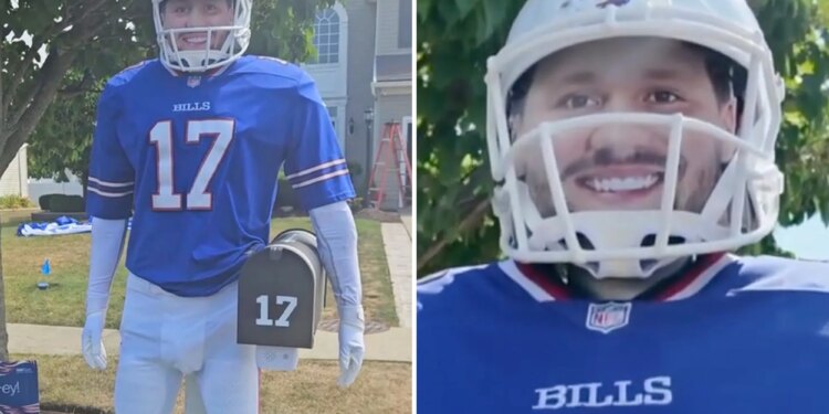 Bills fan made a life-sized mailbox of this Buffalo great -- and it even talks