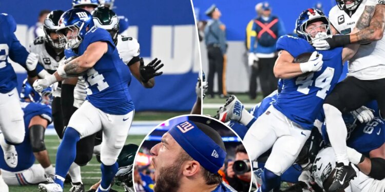 Cam Skattebo the Giants' force of nature who can't be denied