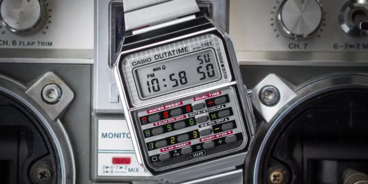 Casio goes back to the ‘80s for its Back to the Future calculator watch