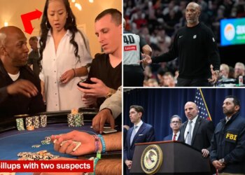 Chauncey Billups seen in 2019 photo playing poker with 2 others in bombshell gambling indictment