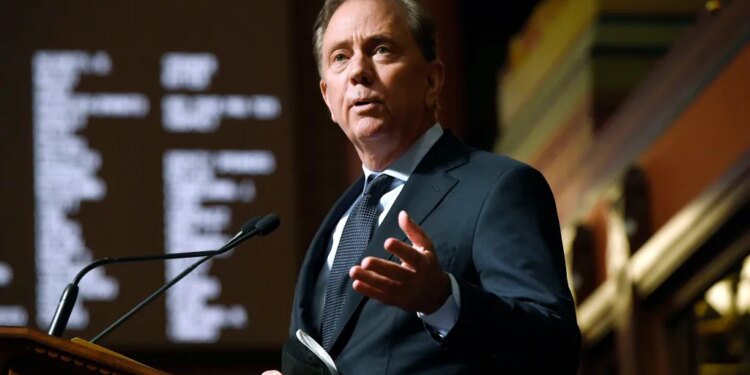 Connecticut Gov. Ned Lamont delivers the State of the State address.