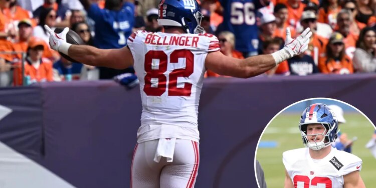 Daniel Bellinger seized Giants' opportunity amid wideout woes