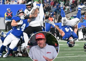Dave Portnoy rips 'morons' in NFL who passed on Giants' Cam Skattebo