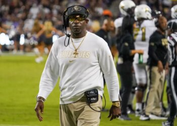 Deion Sanders said after Colorado's 35-21 loss to TCU that he believes has more blood clogs in his leg.