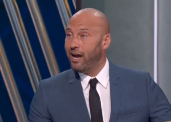 Derek Jeter was in the middle of the Fox MLB pregame show when his phone rang.