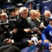 Blue Jays bench coach Don Mattlingly talks with the assembled media on Oct. 23, 2025 in Toronto in preparation for Game 1 of the World Series which begins Friday.